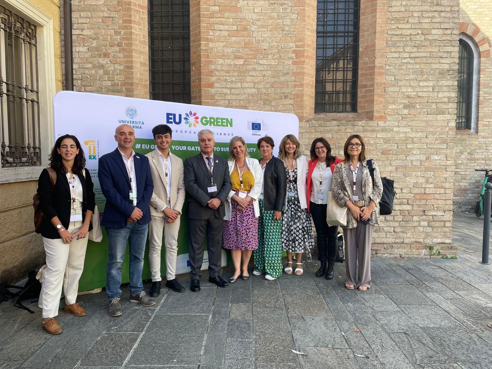 Clausurada con éxito la reunión de las nueve universidades de la Alianza EU GREEN en Parma (Italia)