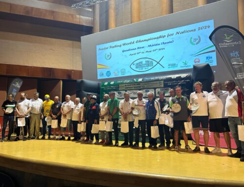 España logra el cuarto puesto en el Campeonato del Mundo de Pesca celebrado en Mérida con 21 selecciones participantes