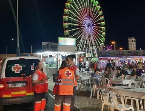 Cruz Roja atiende 19 incidencias sin gravedad durante la noche del viernes de la Feria de San Juan de Badajoz