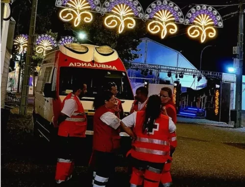 El dispositivo de Cruz Roja en la noche del martes en la Feria de Badajoz se salda con ocho asistencias leves