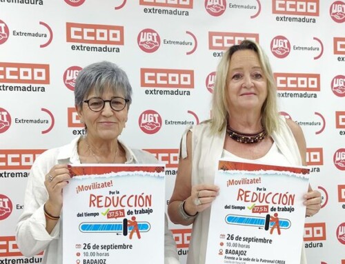 CCOO y UGT reclamarán a la patronal en Badajoz la jornada de 37,5 horas semanales