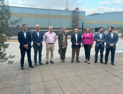 Mercedes Morán visita Siderúrgica Balboa, primera empresa extremeña en obtener un Certificado de Ahorro Energético