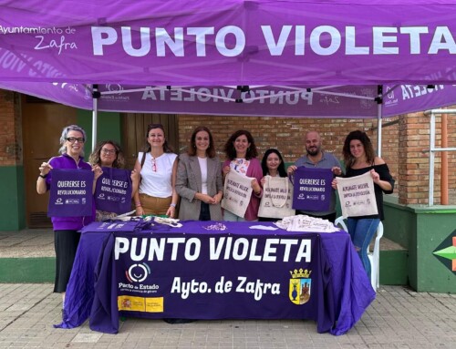 El recinto ferial de Zafra contará con un punto violeta, que hoy se ha dado a conocer a los estudiantes de ambos institutos