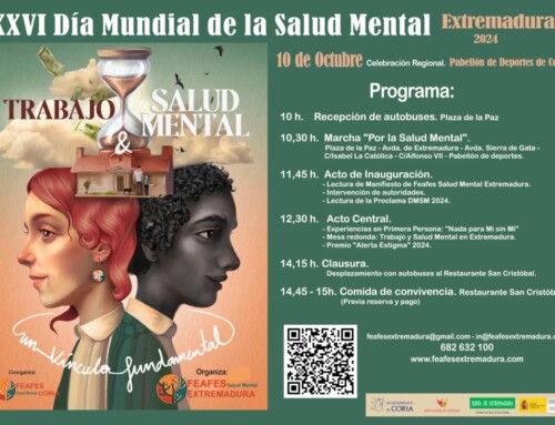 Coria será sede del XXVI Encuentro del Día Mundial de la Salud Mental