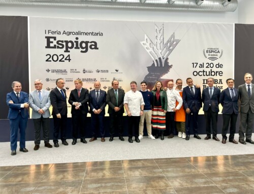 Mercedes Morán ensalza al sector agroalimentario y agroturístico extremeños durante la inauguración de la I Feria Agroalimentaria Espiga 2024