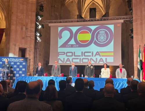 El subdelegado del Gobierno en Cáceres preside el acto del Día de la Policía Nacional