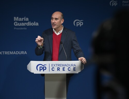 El PP asegura que es el momento de ver que partidos quieren seguir en la senda del crecimiento de Extremadura y quienes únicamente piensan en sus intereses