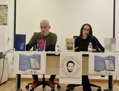 Ángela Sayago presentó su poemario «Taciturnidades» en el Centro Cultural «Gómez-Sara» de Fuente del Maestre