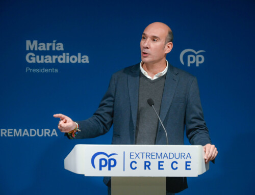 El PP asegura que el PSOE y el señor Gallardo le dan la espalda a Extremadura anteponiendo sus intereses de partido