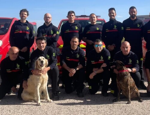 Luis Moreno, bombero del CPEI de Llerena en primera línea de rescate en la zona cero de la DANA en Valencia