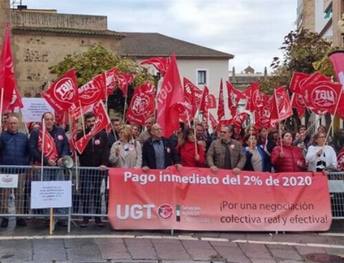 UGT acude a la Fundación de Relaciones Laborales para que la Junta abone en un plazo la subida salarial del 2% de 2020