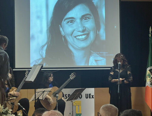 Emotivo Homenagem a Raquel Gafanha, impulsora de la lengua portuguesa en Cáceres