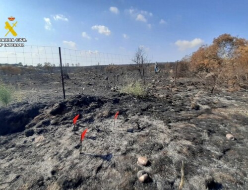 Investigadas dos personas por su presunta implicación en un incendio forestal en Alange