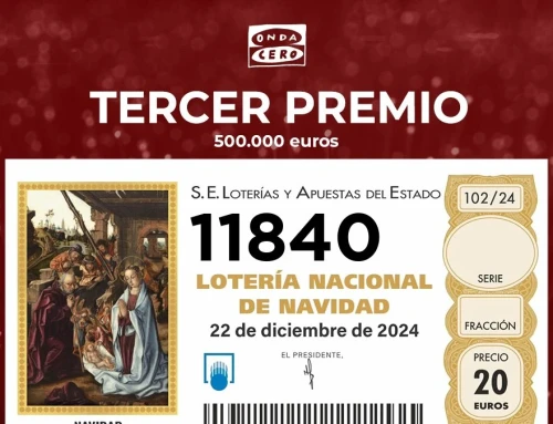 El tercer premio del Sorteo de Lotería de Navidad, el 11.840, reparte un millón de euros en Plasencia