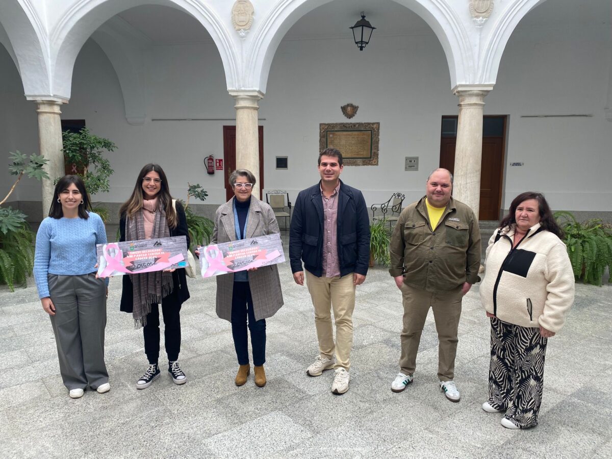 4.090€ recaudados en Llerena para las asociaciones locales de lucha contra el cáncer