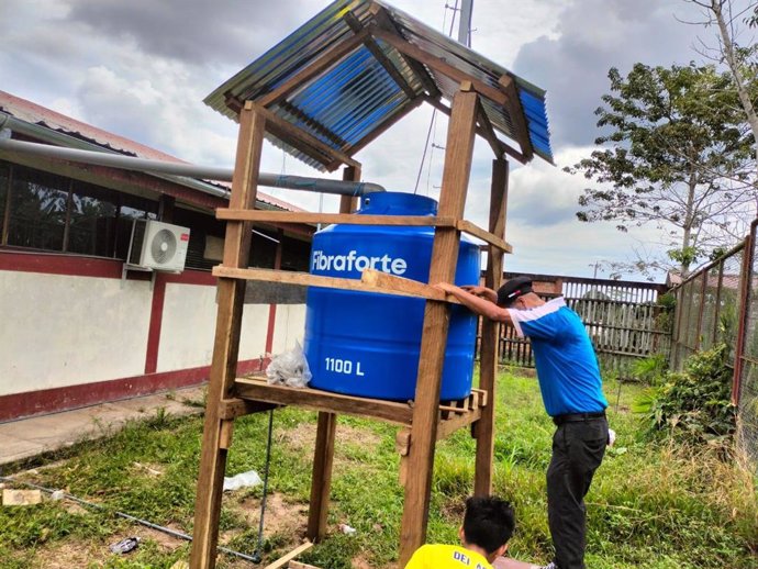 Un proyecto de Unicef y la Diputación de Cáceres mejora el acceso al agua en la zona amazónica de Loreto en Perú