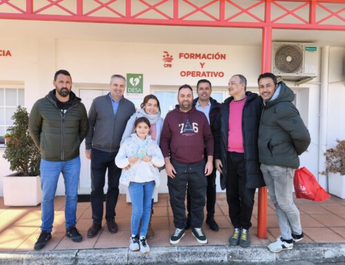 Catarroja (Valencia) agradece el trabajo a los bomberos de la Diputación de Badajoz