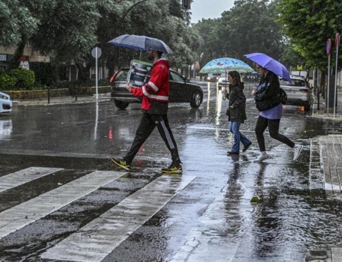 La lluvia pondrá este lunes en aviso amarillo a varias zonas de Extremadura