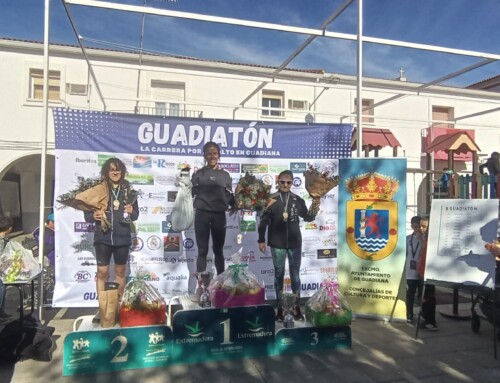 La atleta fontanesa Mª Carmen Chaves Llamazares, fué la Campeona Absoluta en la «Guadiatón»