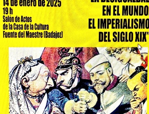 El Catedrático de Historia Antón Valero impartirá en Fuente del Maestre la conferencia “El Origen de la Desigualdad en el Mundo: el Imperialismo del Siglo XIX”