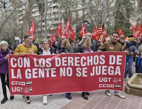 CCOO y UGT reúnen a 400 personas en Extremadura para clamar contra el «oportunismo político» y defender el avance social