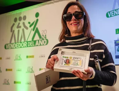 La ONCE nombra a María Antonia Pinilla como su mejor vendedora en Extremadura durante 2024