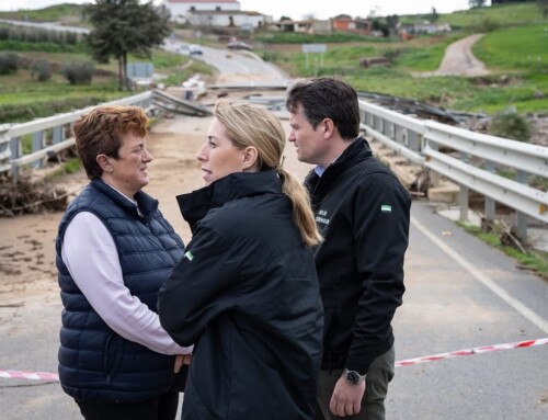 Vecinos de Maguilla  lamentan que los destrozos en el puente tras el temporal provoque dar un «rodeo»